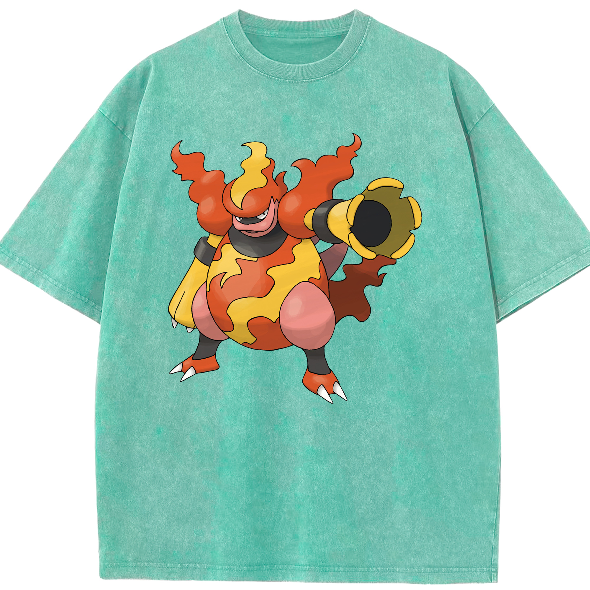（画像用） ポケットモンスター Pokémon 綿100% ヴィンテージ風 半袖Tシャツ（フロントプリント）